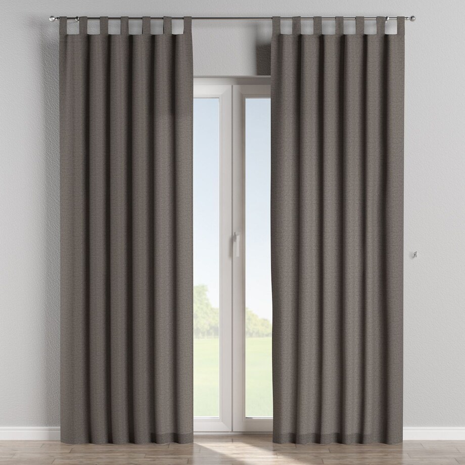 Zasłona na szelkach 1 szt. 130x260 grafit