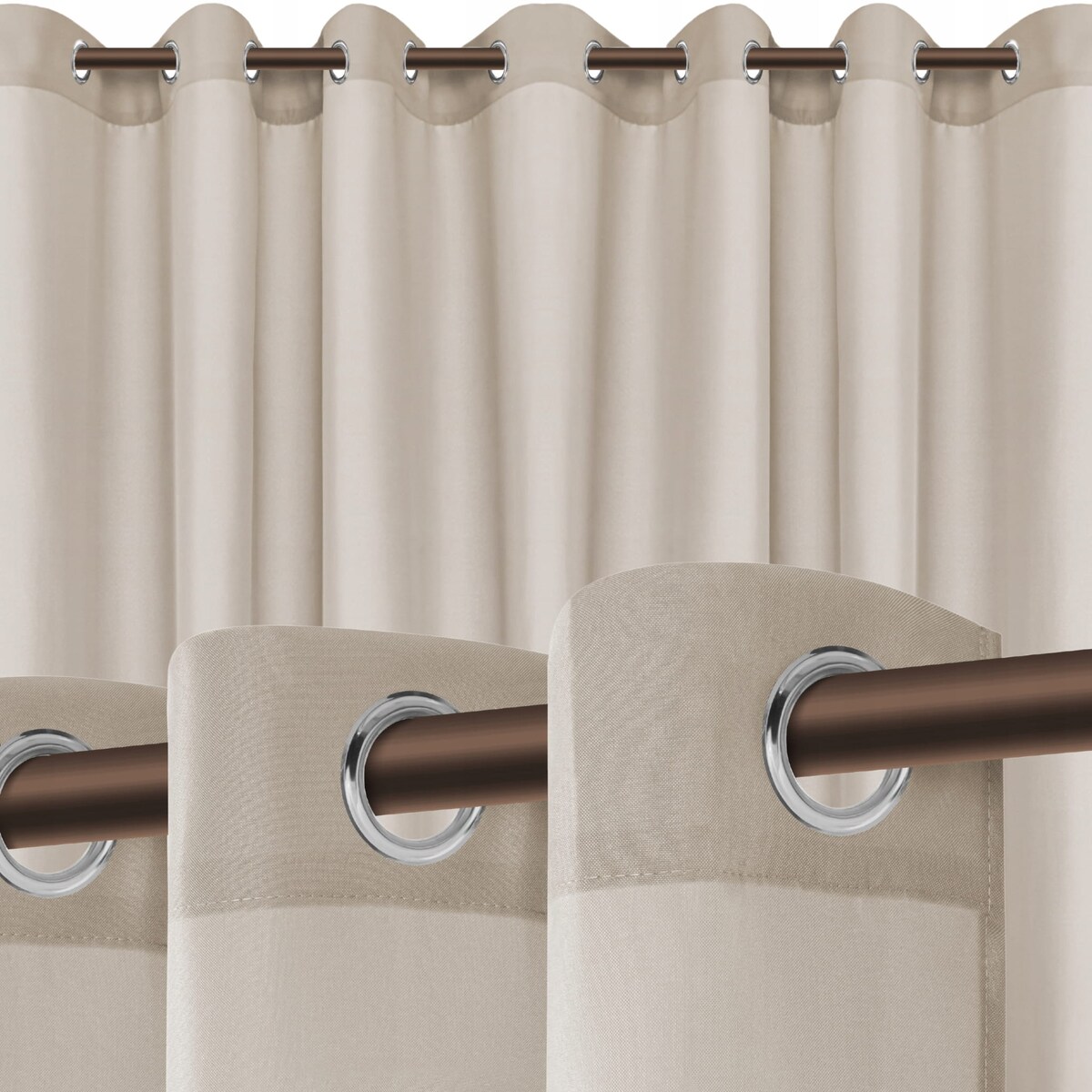 Zasłona Ogrodowa na Kółkach Przelotkach Gotowa Tarasowa Wodoodporna 140 x 250