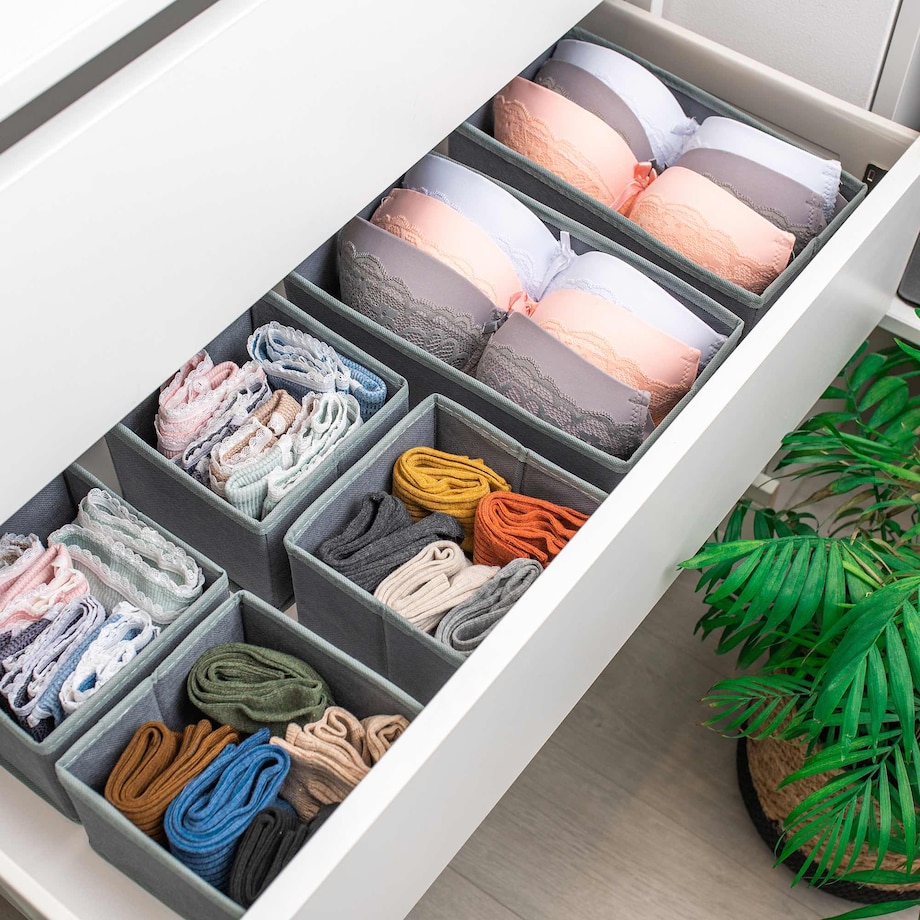 Organizery Do Szuflady Szafy Na Bieliznę Ubrania 3 Szt
