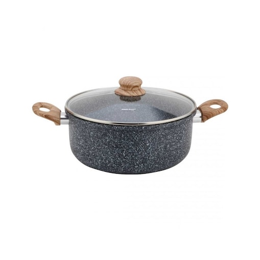 Kinghoff garnek marmurowy z koszem do smażenia 4l 64803