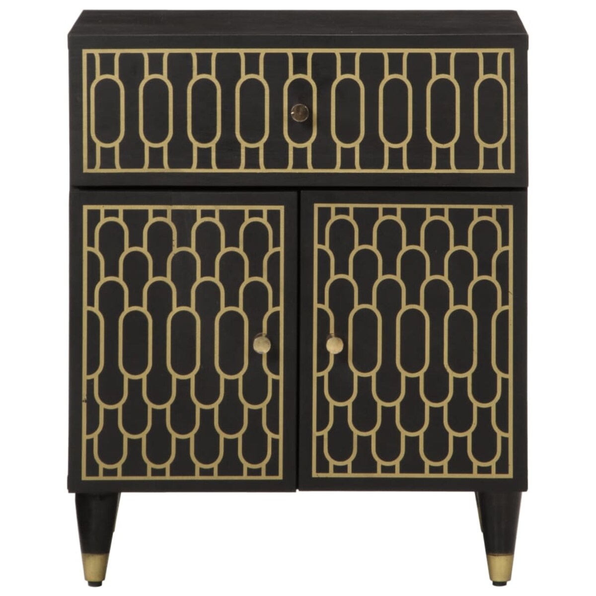 vidaXL Szafka nocna, 50x33x60 cm, lite drewno mango