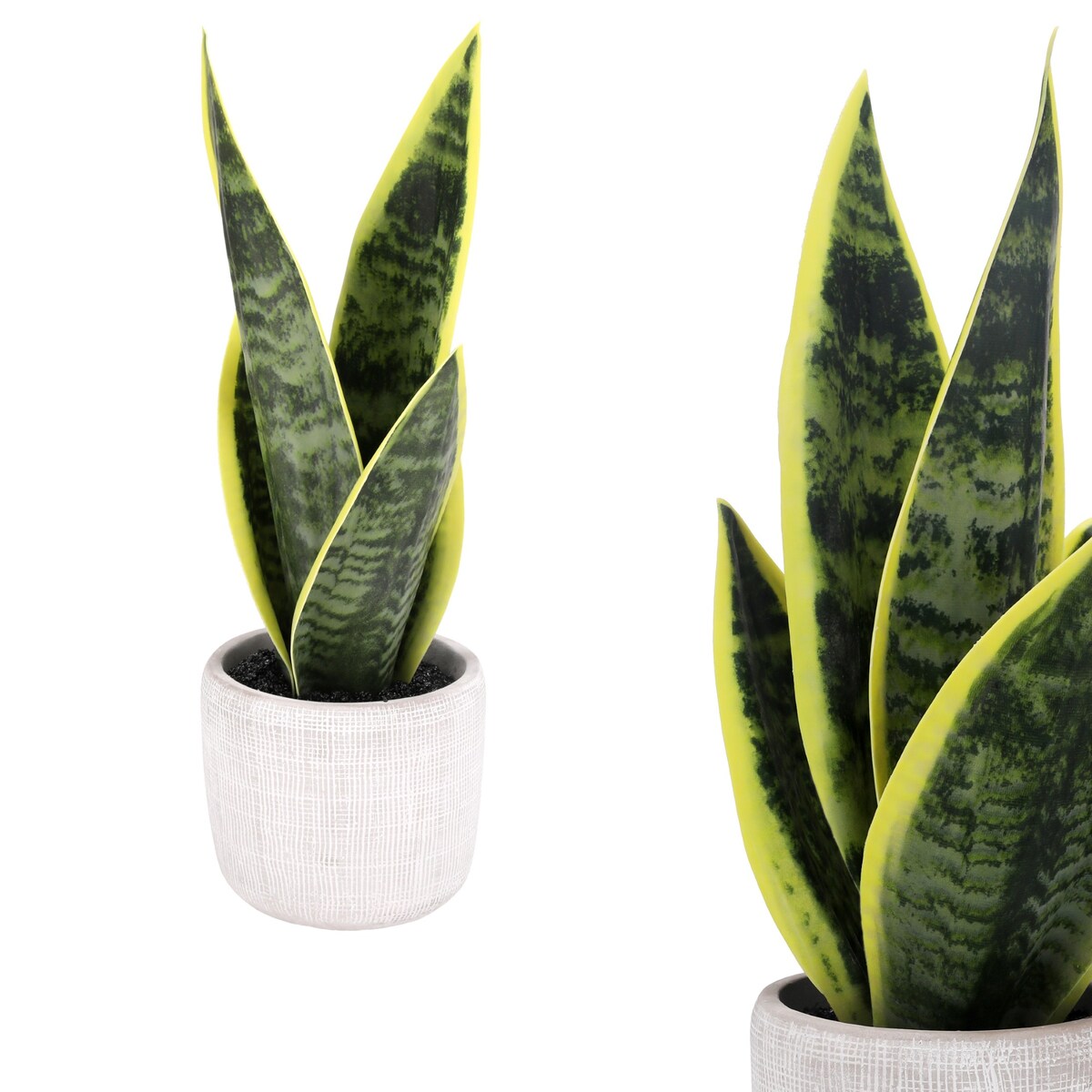 Sztuczny kwiat JAK ŻYWY do wazonu Sansewieria WĘŻOWNICA roślina ZIELONA