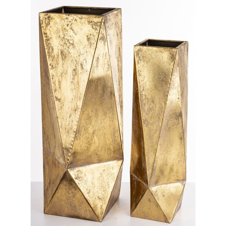 Osłonka metalowa 2 szt. 69x30x30 i 60x22x22 cm TRIONGLAU