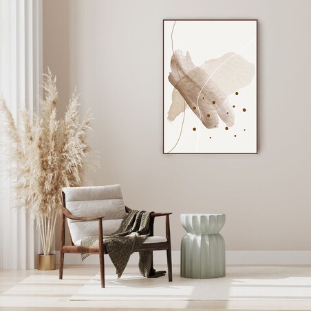 plakat brown abstract 3 30x40 cm
