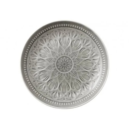 Talerz, patera, kamionkowa, Catalina 27,7 cm szary