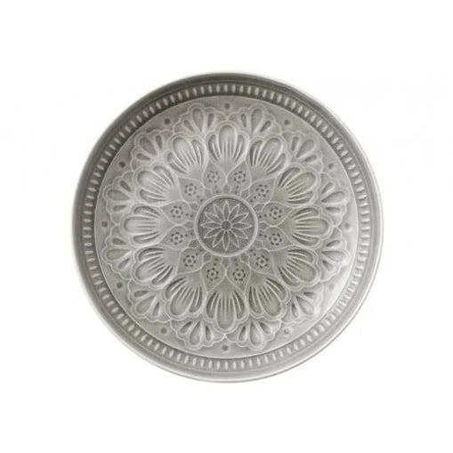 Talerz, patera, kamionkowa, Catalina 27,7 cm szary