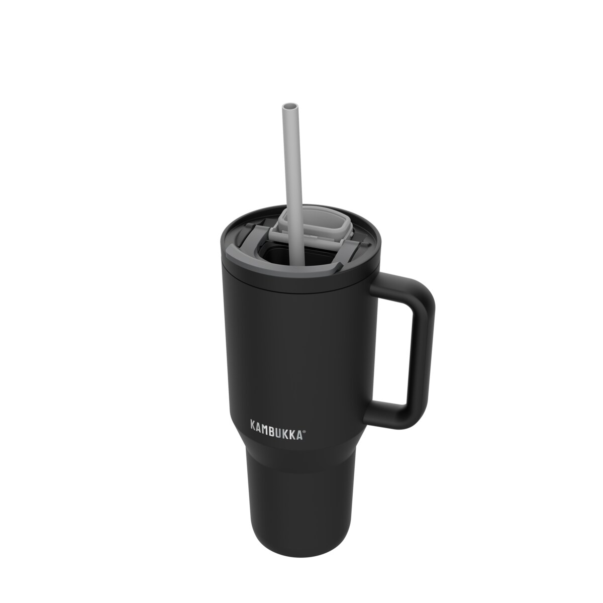 Kambukka Kubek termiczny Rio Tumbler 950ml ze słomką czarny - Night Rider