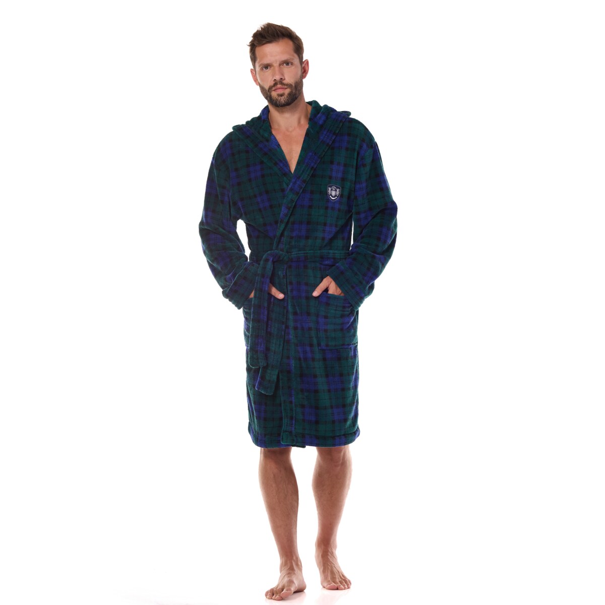 Szlafrok Hero Long 2455 Dark Blue Dark Blue, XL