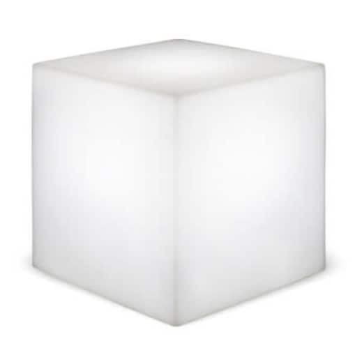 Ściemniana lampa ogrodowa Cuby LUMCB045SSNW King Home LED 1W 3000-6500K kostka IP65 biała