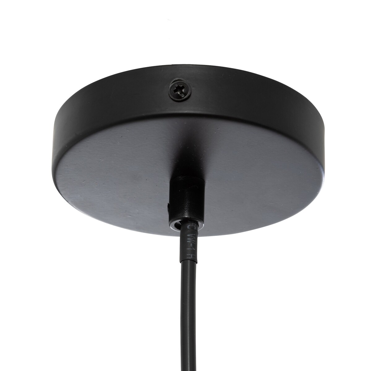 Lampa wisząca GALT Ø 34 cm z drucianym kloszem