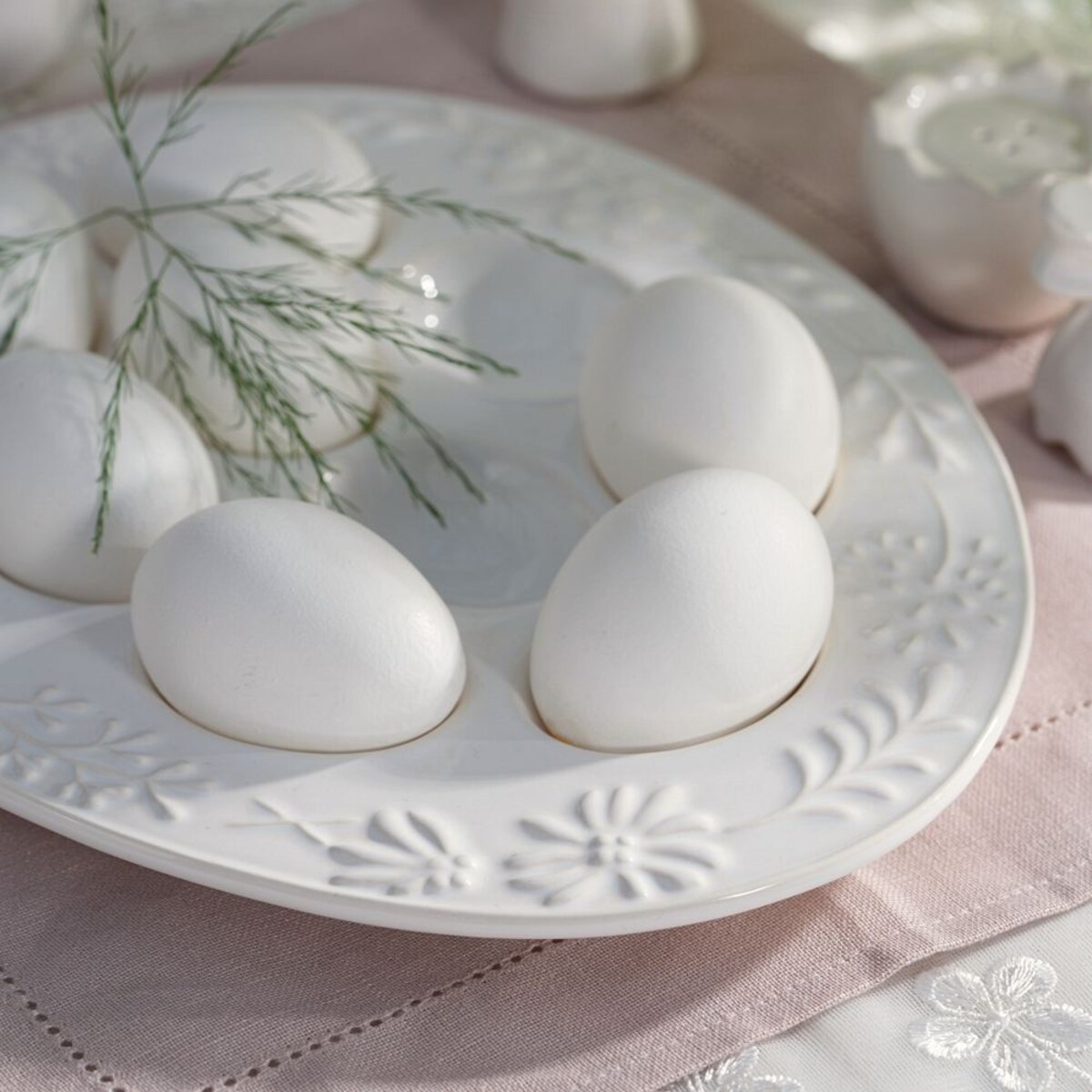 VILLA ITALIA Talerz na jajka ceramiczny 29 cm TIVOLI