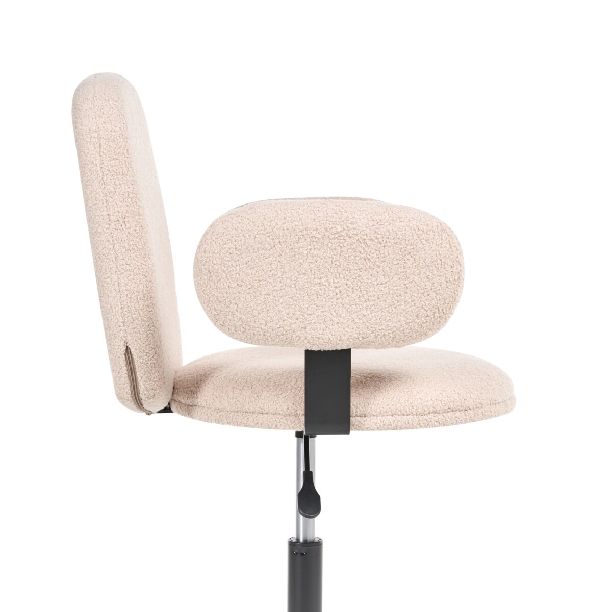 Krzesło obrotowe MORAGA Boucle Beżowy