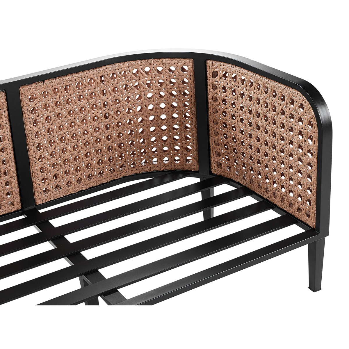 Zestaw ogrodowy ze stolikiem dla 3 osób MONTEFALCO Metal Biały