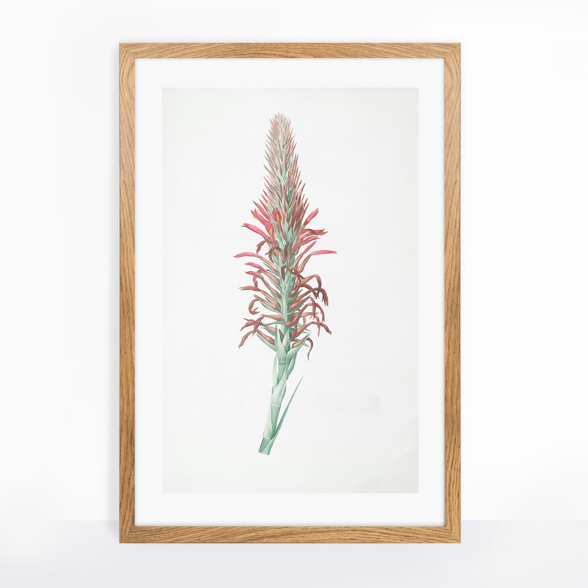 Ramka na zdjęcia 40x60 cm dębowa rama MDF z plexi do powieszenia pion poziom klasyczna prostokątna ramka FRAMAI®