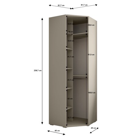 Zasłona na taśmie marszczącej 1 szt. 130x260 kremowy beż