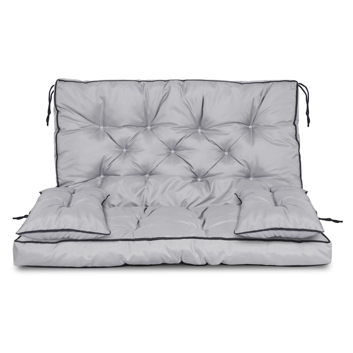 Poduszka Huśtawkę Ogrodową 120X60X50 Cm + 2 Poduszki Na Ławkę Ogrodowa