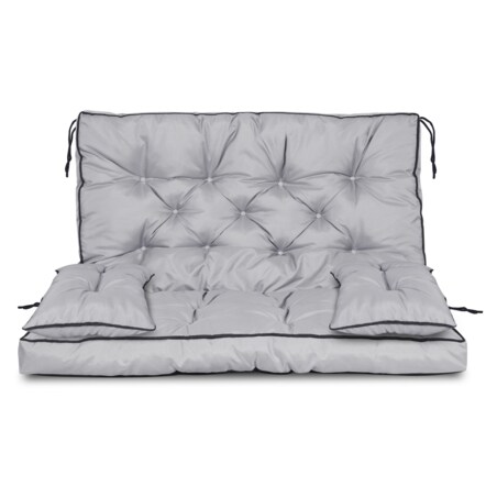 Poduszka Huśtawkę Ogrodową 120X60X50 Cm + 2 Poduszki Na Ławkę Ogrodowa