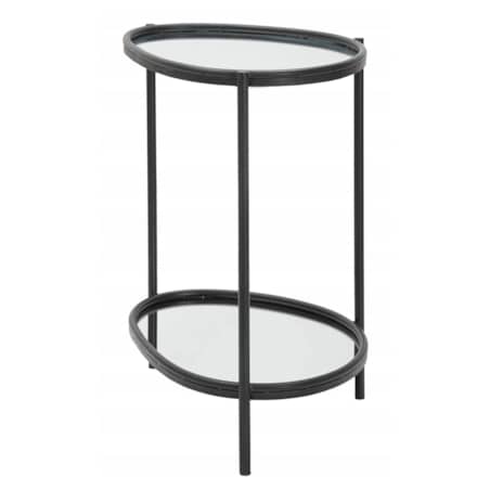 Stolik z lustrzanymi blatami, 58 x 53 x 37 cm