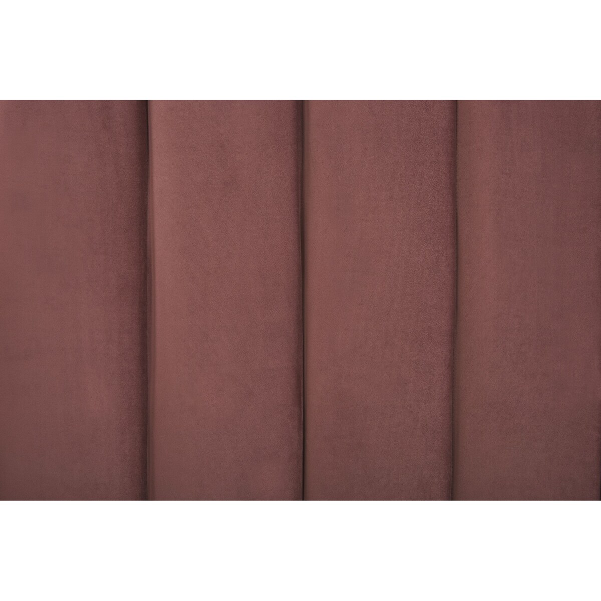 Łóżko welurowe 160 x 200 cm różowe AMBILLOU