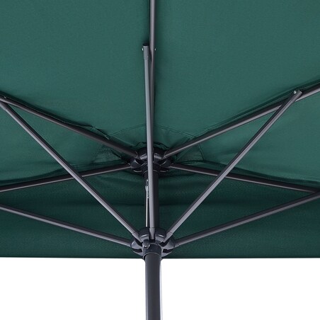 Parasol półokrągły 270 cm GALATI Zielony