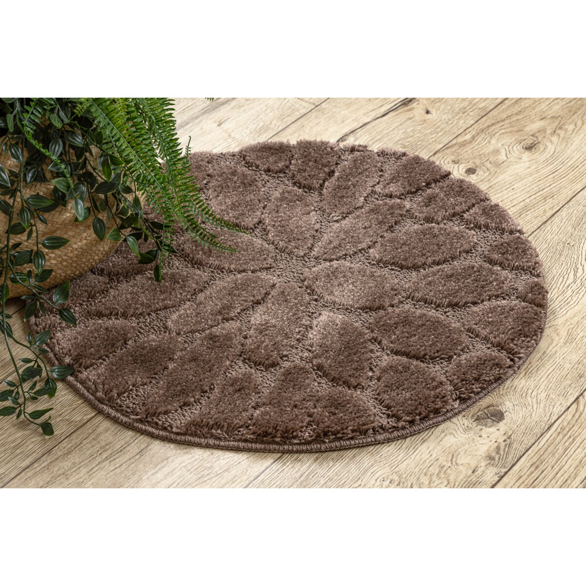 Dywan łazienkowy SUPREME koło STONES koło 50 cm