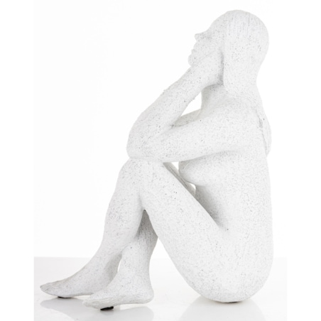 Figura siedzącej kobiety 23x10x18,5 cm DONNA