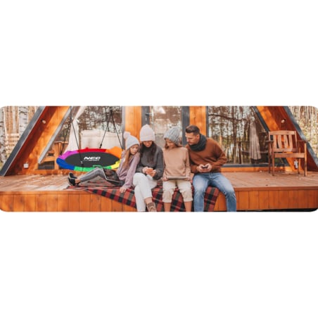 Huśtawka ogrodowa bocianie gniazdo 95 cm swingo Neo-Sport