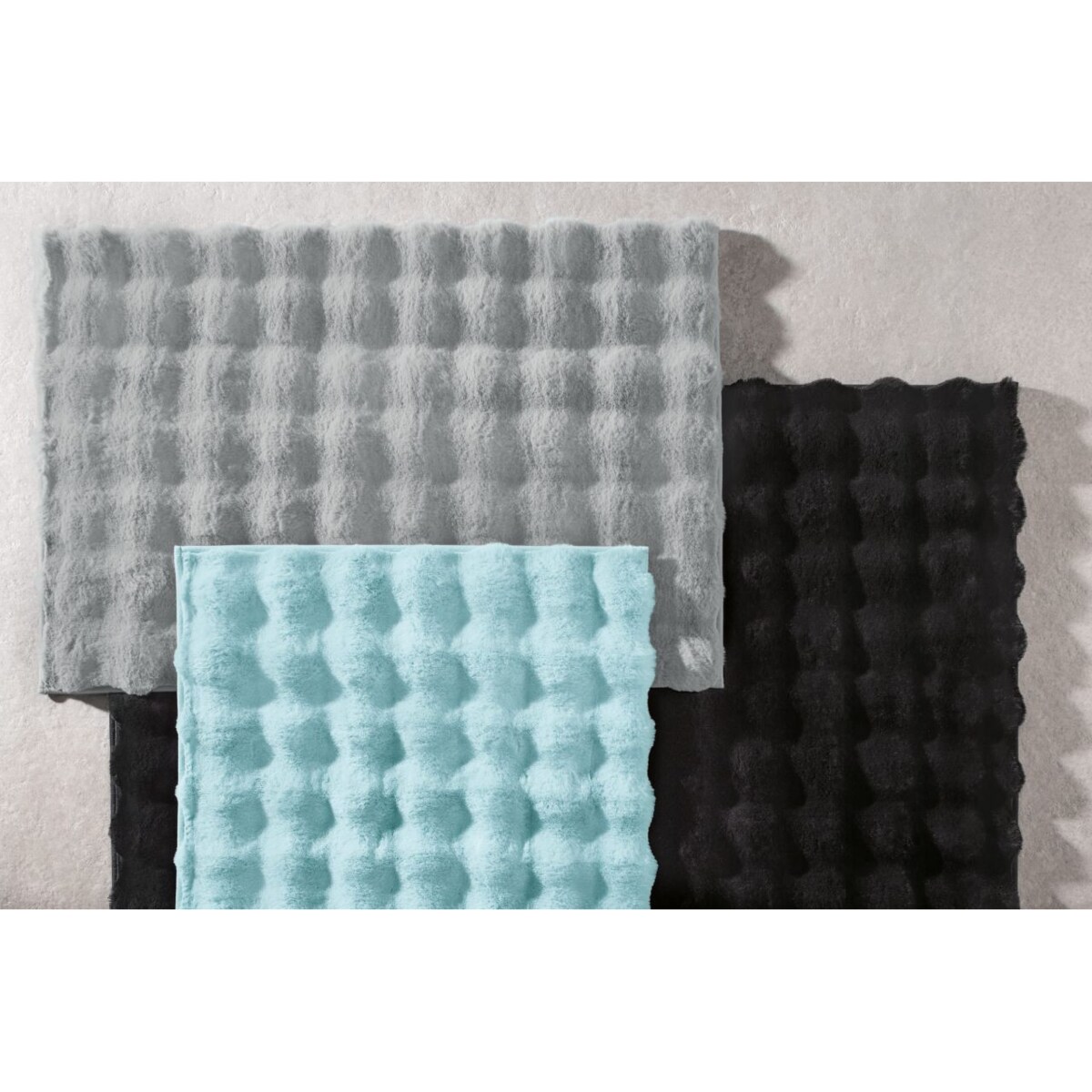 Kleine Wolke Cloud Luksusowy Dywanik łazienkowy jasny szary 60x90 cm supermiękki