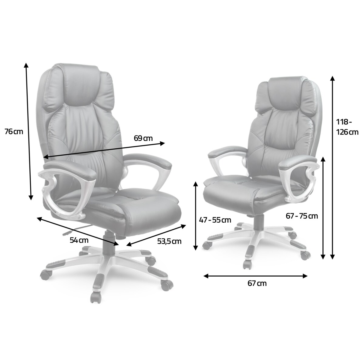 Fotel biurowy obrotowy Sofotel EG-227 krzesło biurowe brązowe 2271