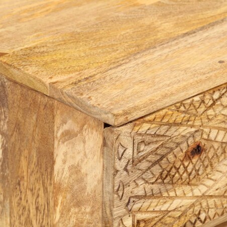 vidaXL Szafka pod telewizor, lite drewno mango, 110x30x40 cm