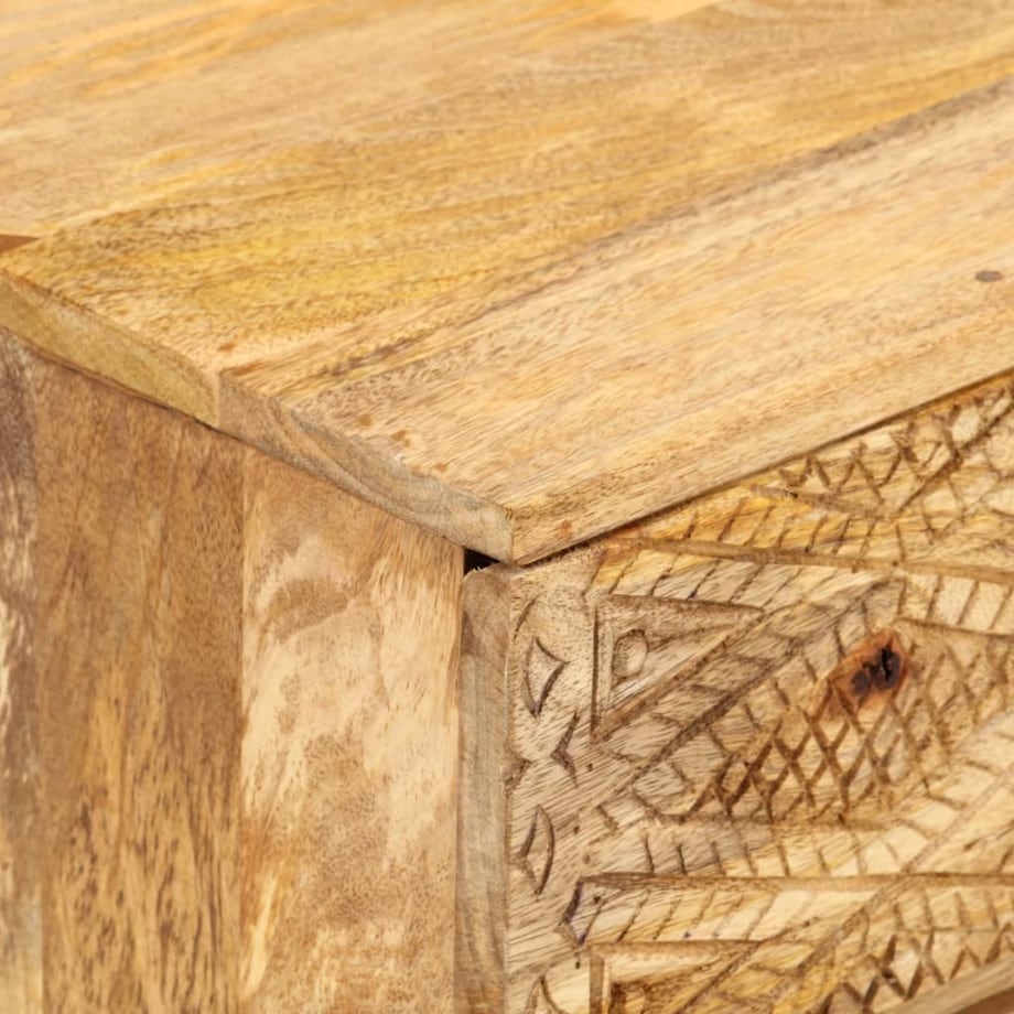 vidaXL Szafka pod telewizor, lite drewno mango, 110x30x40 cm