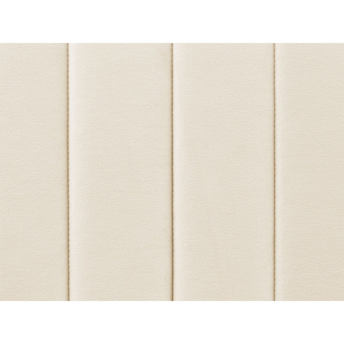 Łóżko welurowe 180 x 200 cm beżowe LUNAN