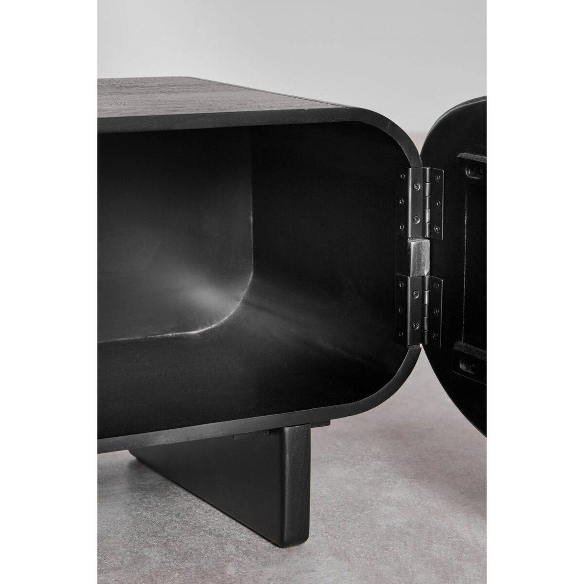 Szafka RTV z drewna mango Agathe 220 cm