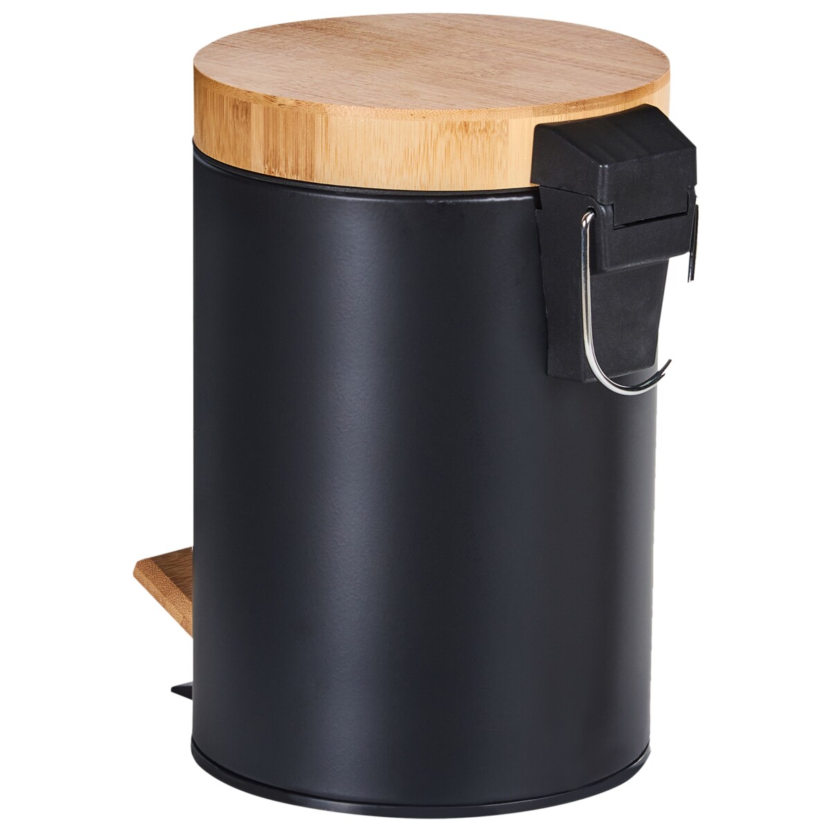 Zestaw 2 koszy na śmieci z pedałem 3 L ECOSMART Metal Czarny