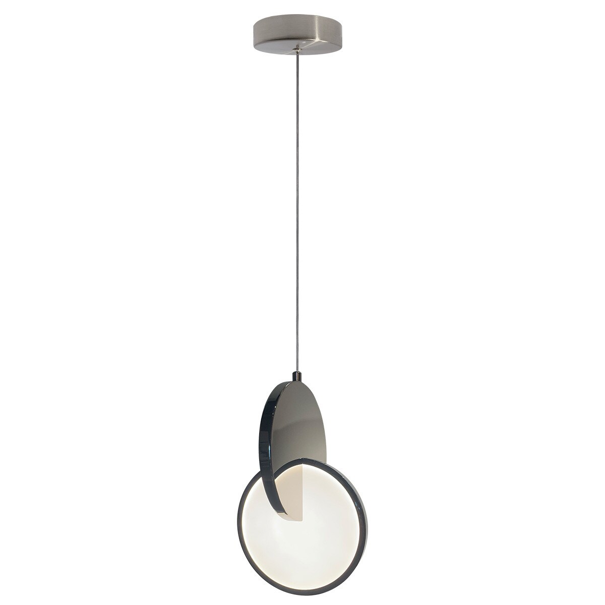 Lampa sufitowa wisząca Light Prestige Circlo chrom LED CCT 3000K/4000K/6000K (regulowana) 1 szt.