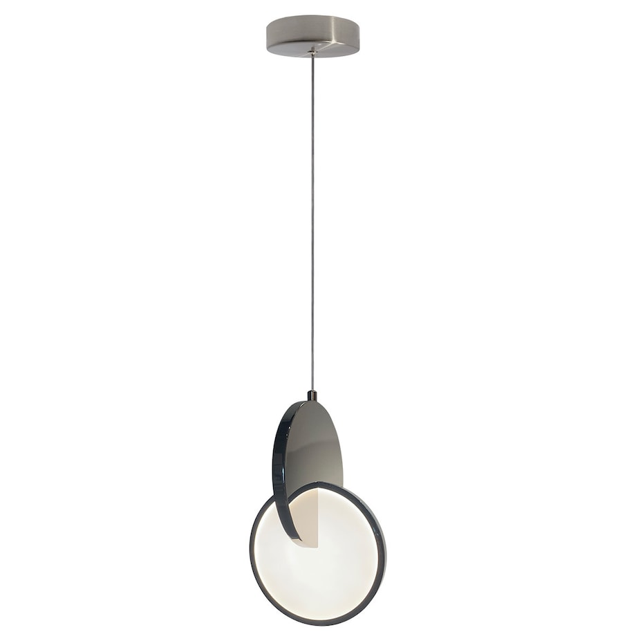 Lampa sufitowa wisząca Light Prestige Circlo chrom LED CCT 3000K/4000K/6000K (regulowana) 1 szt.