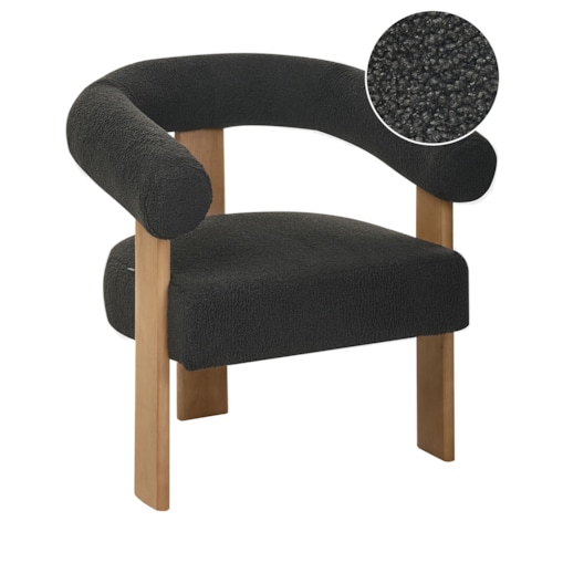 Fotel ILBRO Boucle Czarny