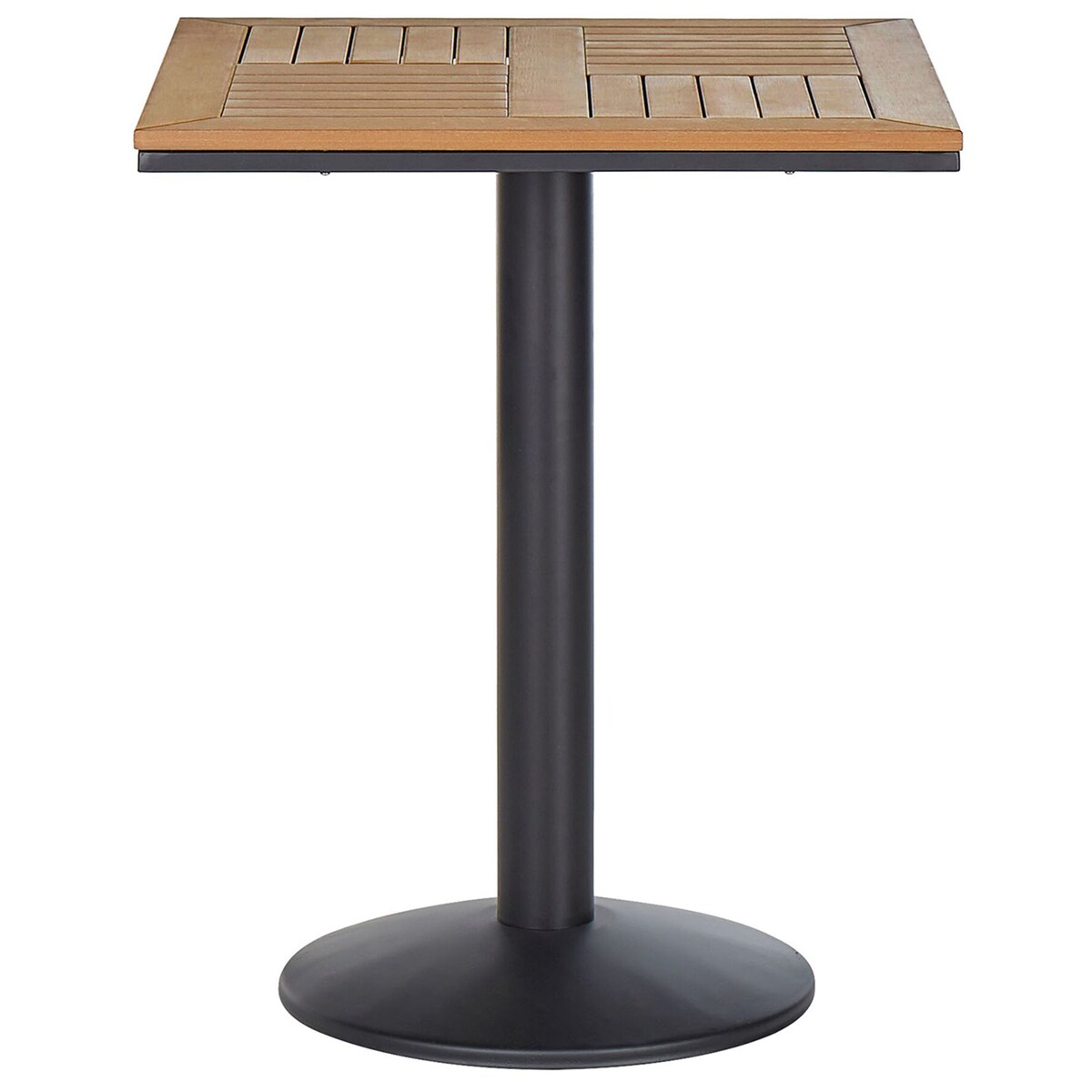 Stolik bistro PALMI 60 cm 60 cm Imitacja drewna Brązowy