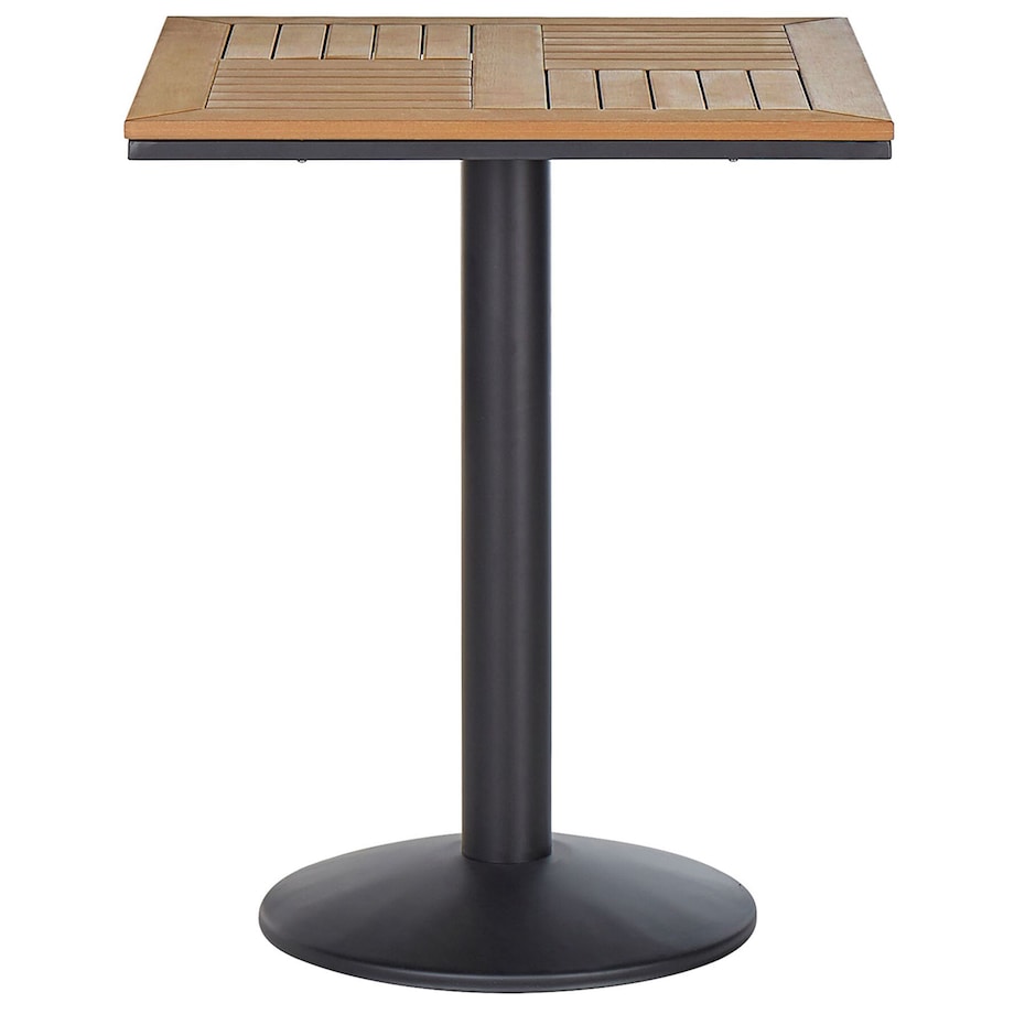 Stolik bistro PALMI 60 cm 60 cm Imitacja drewna Brązowy