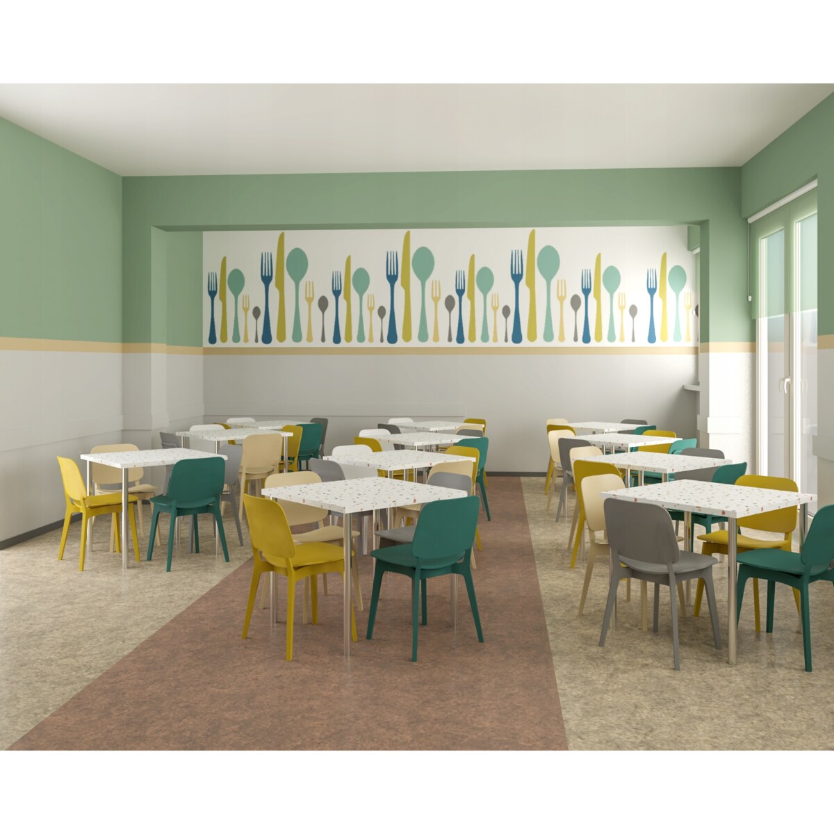 4 X Krzesło Do Jadalni Kuchni Stołu Zestaw Komplet Justin Białe