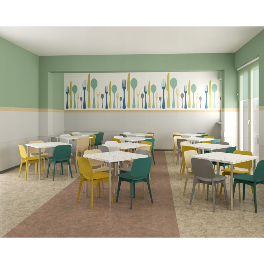 4 X Krzesło Do Jadalni Kuchni Stołu Zestaw Komplet Justin Białe