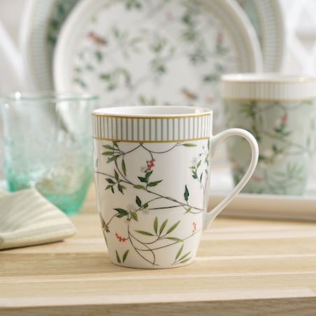 VILLA ITALIA Kubek porcelanowy 330 ml NORIKO WHITE