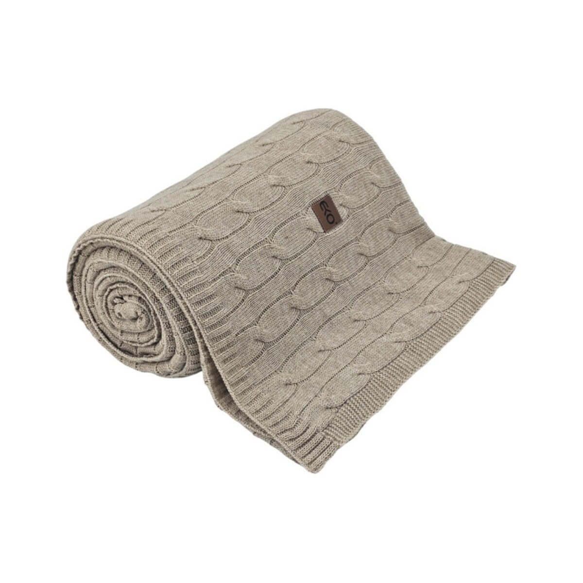 Koc dzianinowy kaszmir 200x220 cm – VERONA200 LATTE