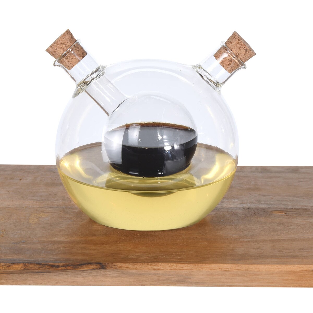 Butelka na ocet i oliwę w kształcie kuli oryginalny ozdobny i praktyczny gadżet kuchenny