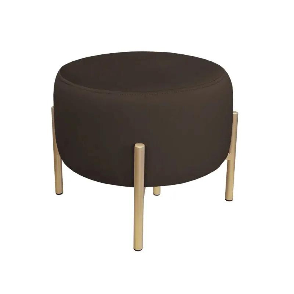 Pufa WILFRED MG VELVET brązowa/złota