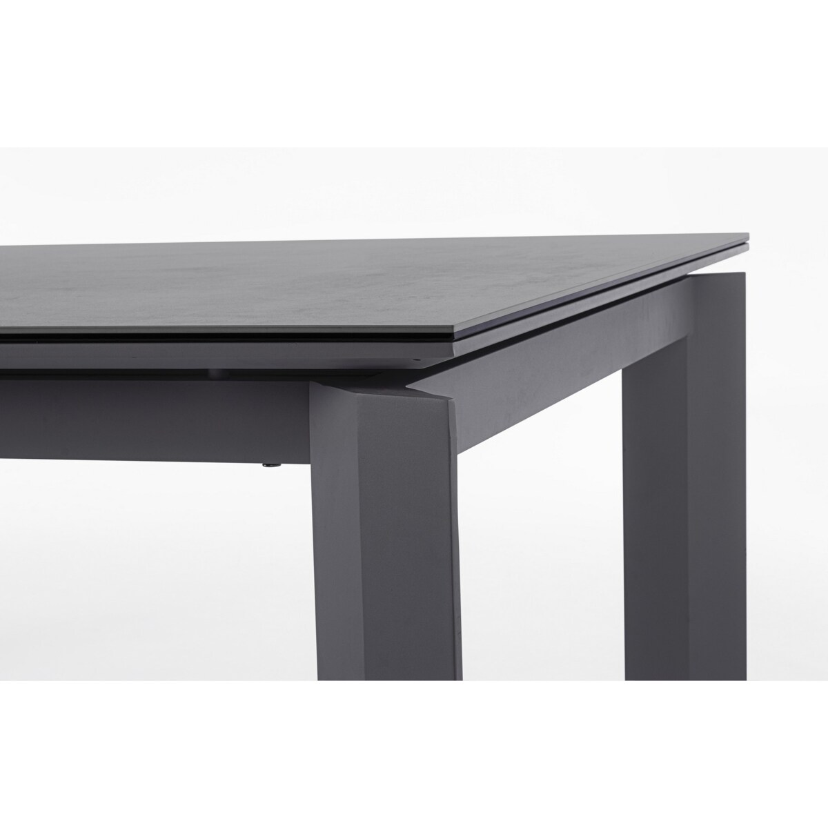 BIZZOTTO stół ogrodowy OTAVIO 220-340 ciemny szary