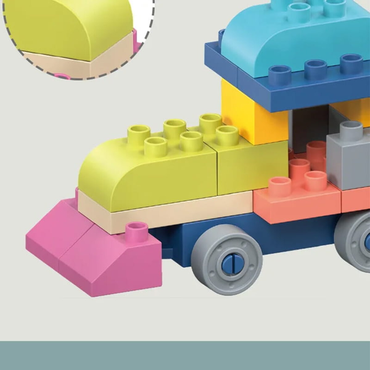 SOFT blocks - miękkie klocki konstrukcyjne 77 elementów