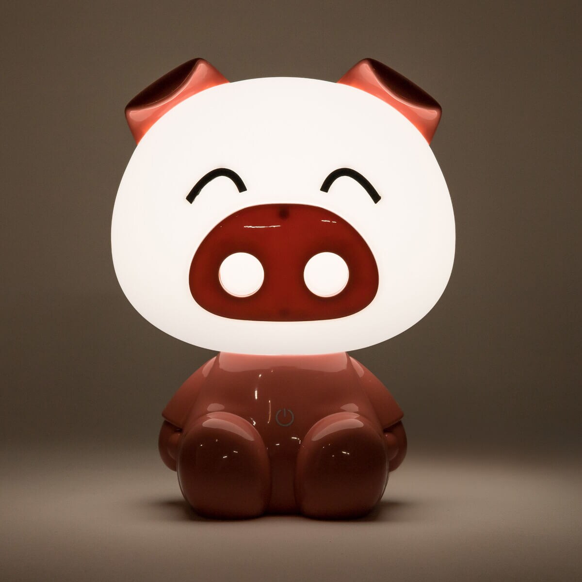 Lampka nocna dziecięca na stolik Pig KDR-603B-PK Zumaline LED 3W 4000K biała różowa