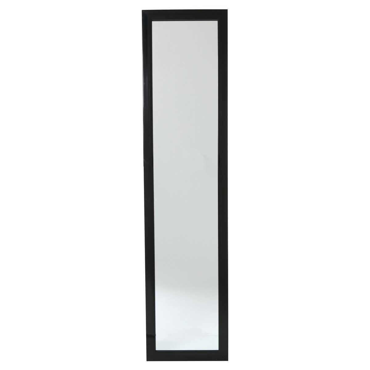 Duże lustro stojące CLASSIQUE, 35 x 155 cm, kolor czarny, tworzywo sztuczne