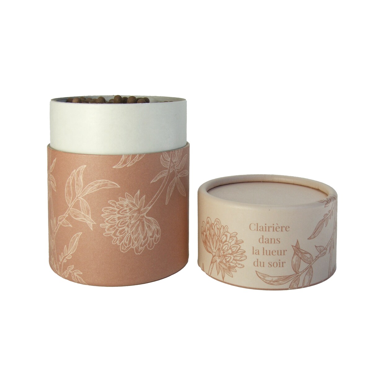 Zapałki w tubie "Clairière"